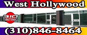 Residential window tinting in West Hollywood